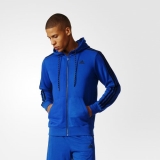 K34v1881 - Adidas Sport Essentials Hoodie Blue - Men - Clothing